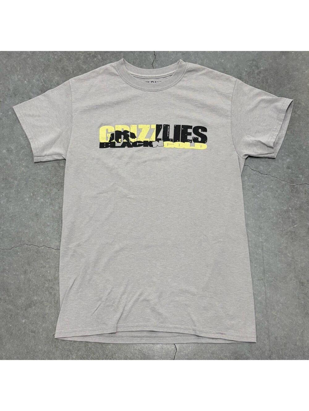 Gildan Grizzlies Black N Gold T Shirt